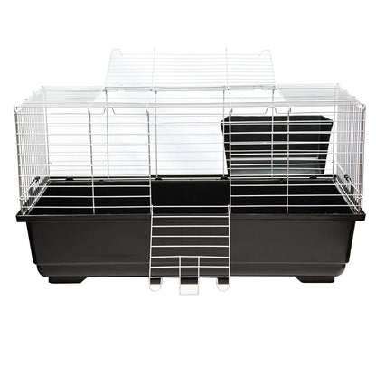 SINGLE LEVEL INDOOR RABBIT CAGE SMALL ANIMAL PET HOME RAT GUINEA PIG HUTCH HOUSE