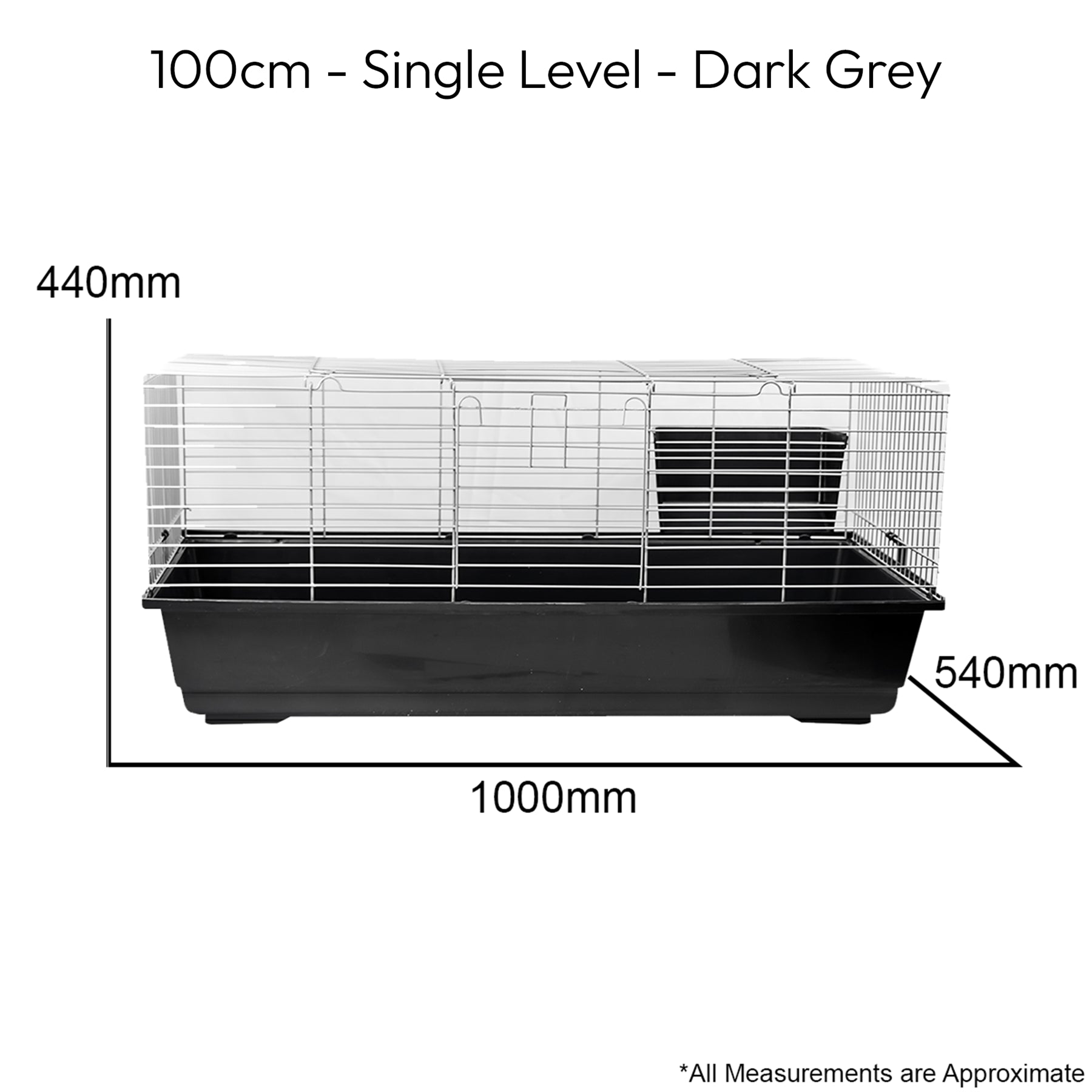 SINGLE LEVEL INDOOR RABBIT CAGE SMALL ANIMAL PET HOME RAT GUINEA PIG HUTCH HOUSE