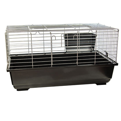 SINGLE LEVEL INDOOR RABBIT CAGE SMALL ANIMAL PET HOME RAT GUINEA PIG HUTCH HOUSE
