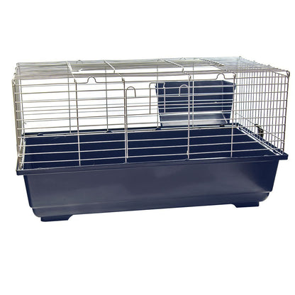 SINGLE LEVEL INDOOR RABBIT CAGE SMALL ANIMAL PET HOME RAT GUINEA PIG HUTCH HOUSE