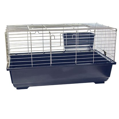 SINGLE LEVEL INDOOR RABBIT CAGE SMALL ANIMAL PET HOME RAT GUINEA PIG HUTCH HOUSE