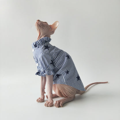 Thin Cotton Shirt Breathable Refreshing Sphinx Hairless Cat German