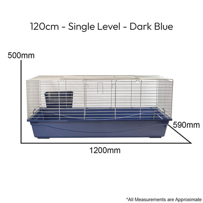 SINGLE LEVEL INDOOR RABBIT CAGE SMALL ANIMAL PET HOME RAT GUINEA PIG HUTCH HOUSE
