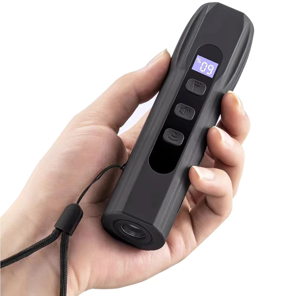 Ultrasonic Dog Repeller Portable Anti-Barking Deterrent Handheld 3In1 Dog Training Device Repel Animals Pets Dog Trainer