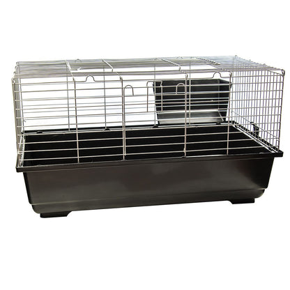 SINGLE LEVEL INDOOR RABBIT CAGE SMALL ANIMAL PET HOME RAT GUINEA PIG HUTCH HOUSE